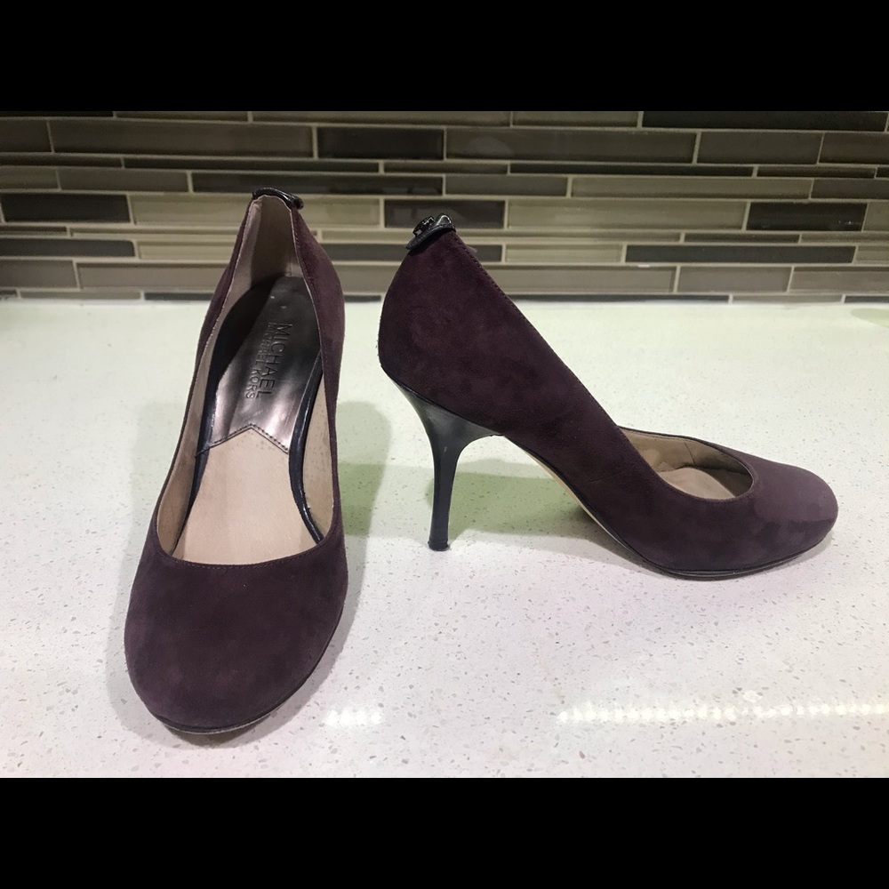 COPY - MK High-heel pumps,purple suede,excellentcondition